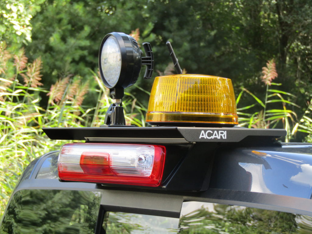 Acari Fleet Made In USA Warning Light Mount RTM-301-LP-Ford - 34 Low Profile Drill Free Mounting