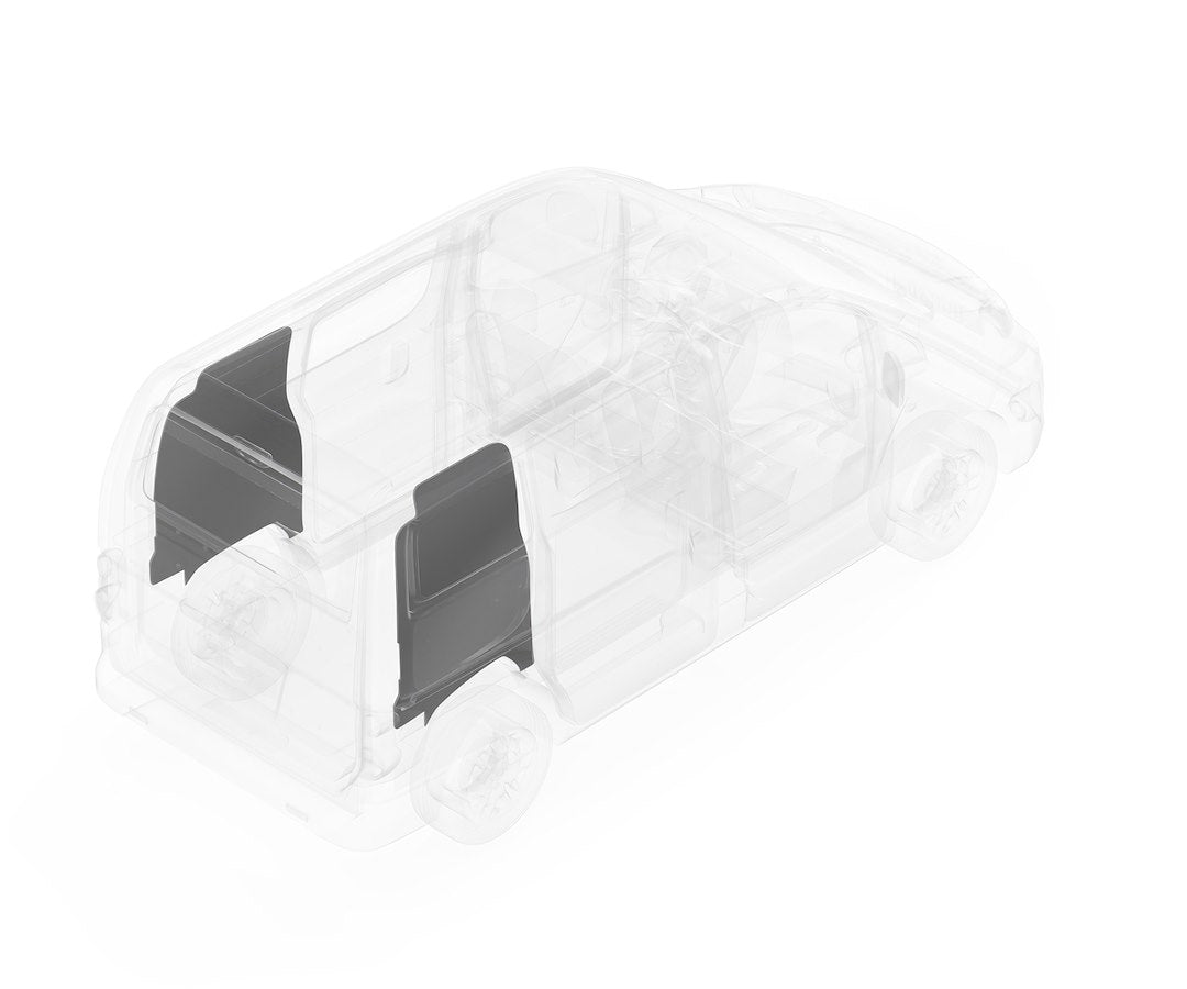 Legend Fleet Lightweight And Precision-Cut Van Wall Liner 534-114-2614 - White Insulated Duratherm
