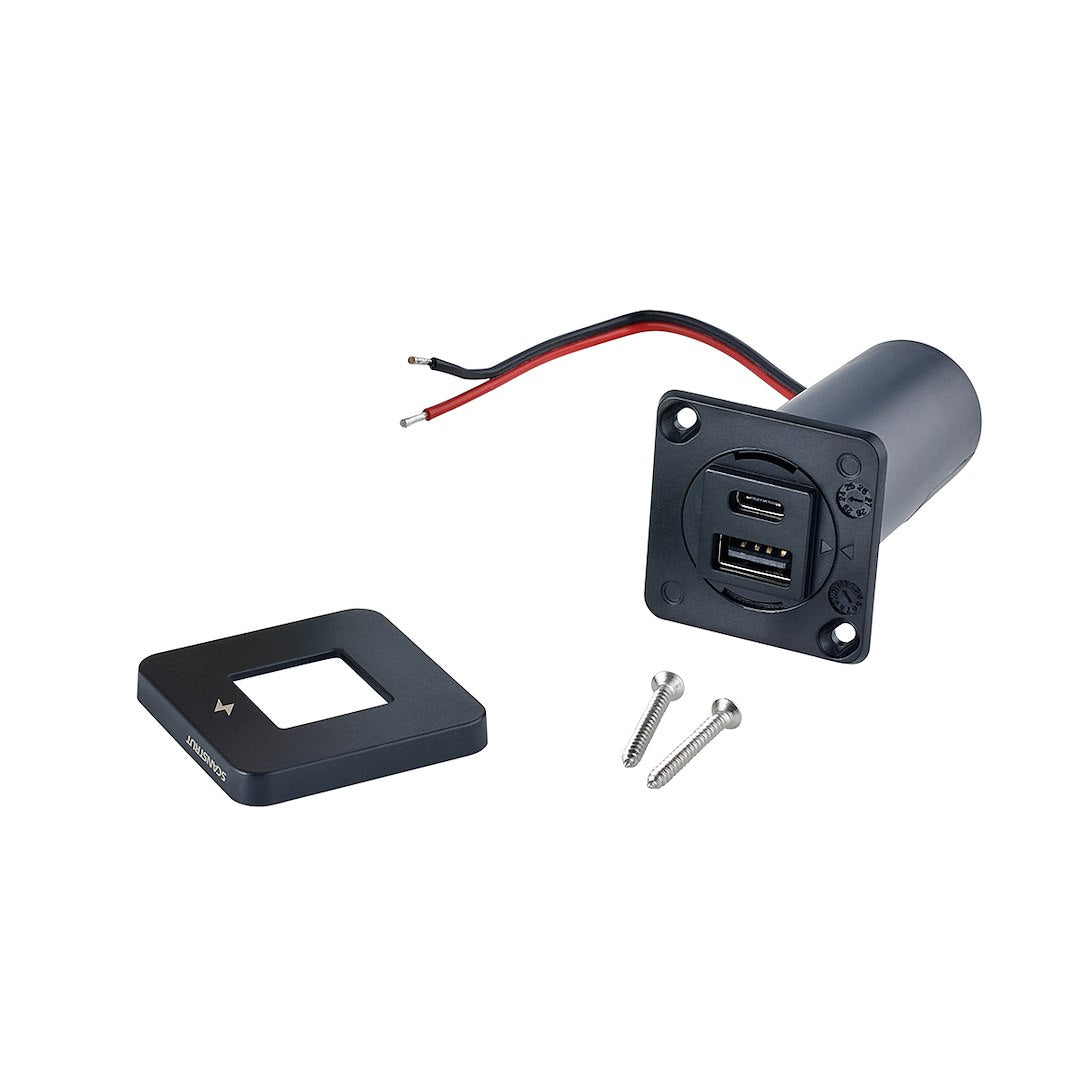 Scanstrut Modernize Your Boat's Interiors USB Outlet SC-Tile-10 - Tile USB-A USB-C Char