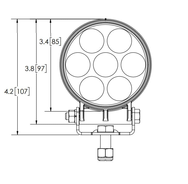 Ecco Elect Compact Design Work Light EW2110 - Worklamp Led Flood Round