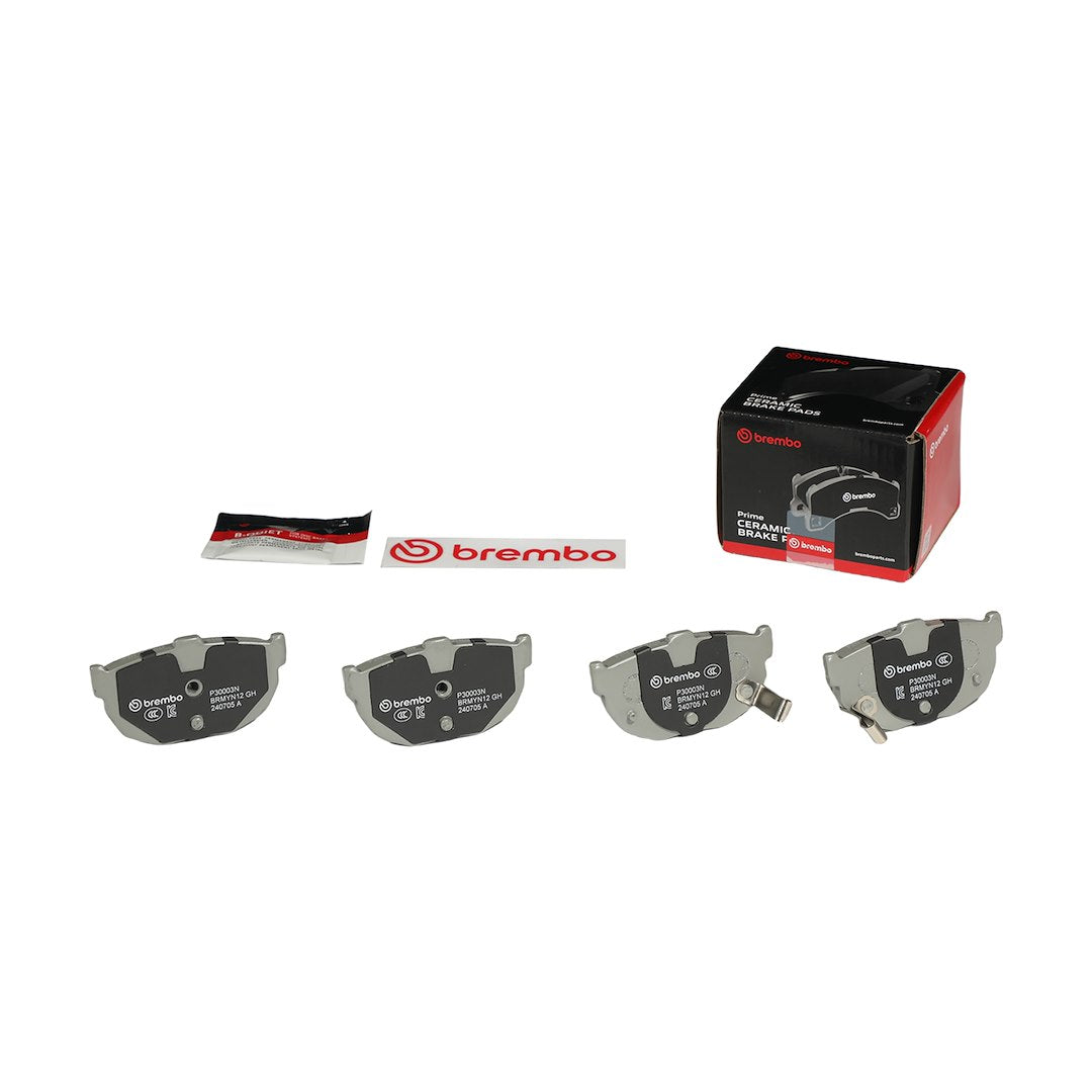 Brembo Premium Low-Met OE Equivalent Pad Brake Pad P30003N - Disc Set