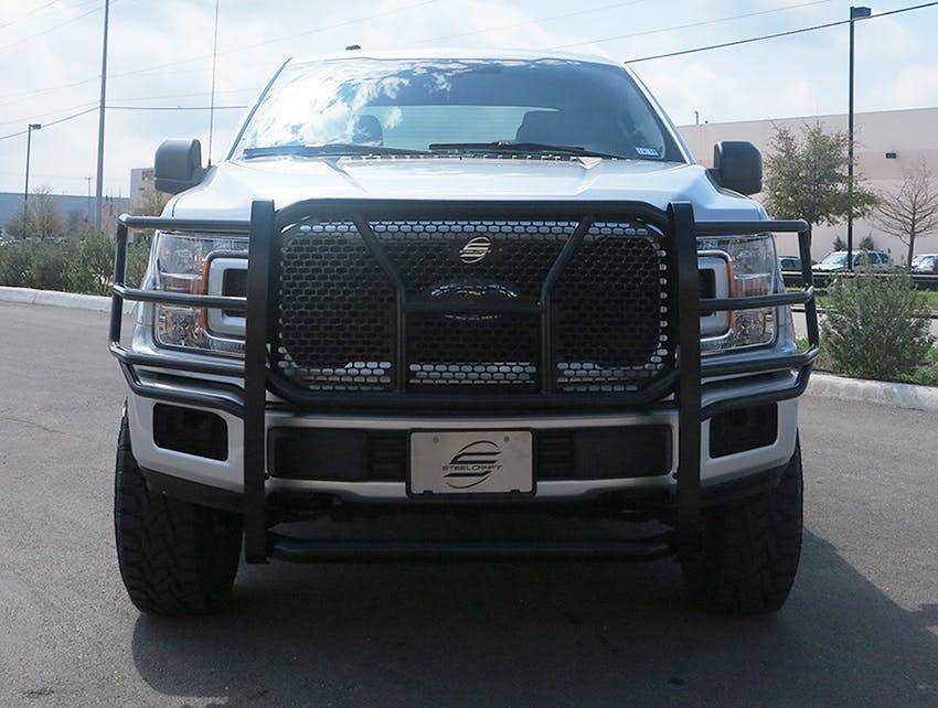 Steelcraft Punch Plate Grille Grille Guard 50-1420C - Black HD Guards