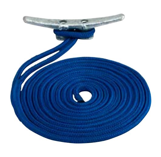 SEA DOG No Supplier Warranty Dock Line 302110015BL-1 - Double Braided Nylon