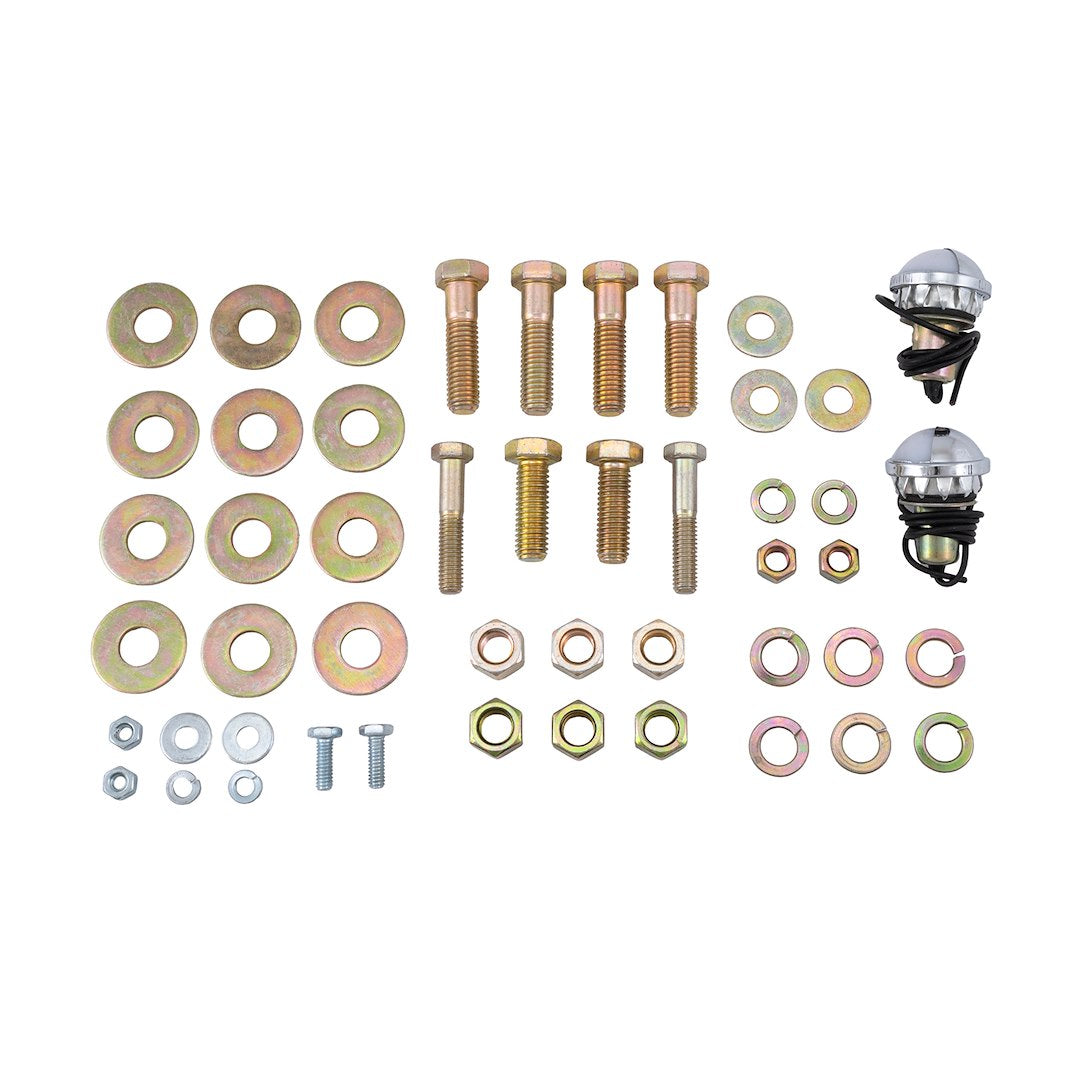 Cattleman Solid Beaded Welding Bumper Mounting Kit 4119KIT - 4119 Rear Bumper-8 Drop DU
