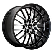Konig LA78512355 Glossy Black with machined face
