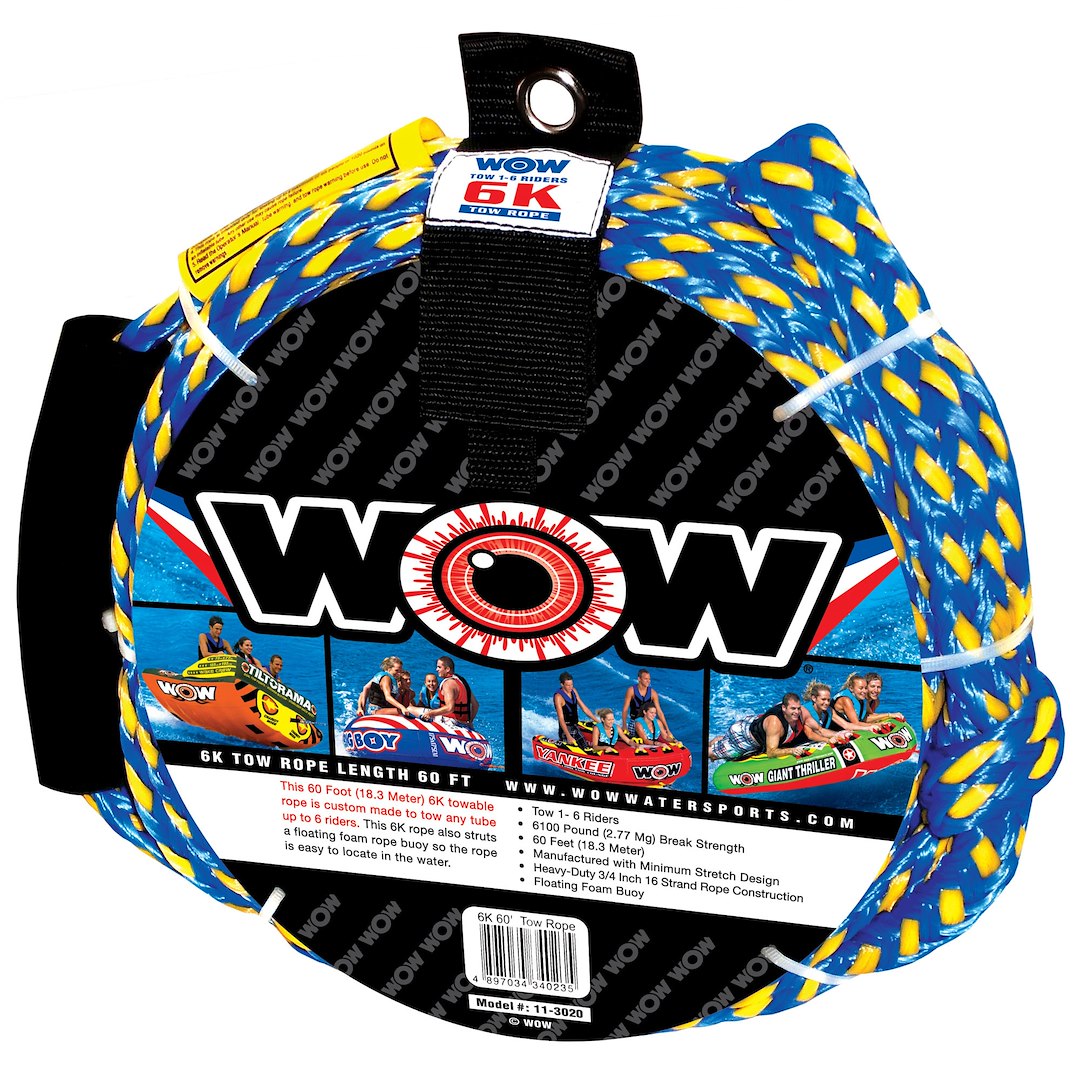 WOW Sports 11-3020 - 6K 60 Tow Rope