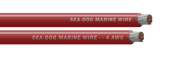 SEA DOG 8004022 - Red Awg 100FT Battery Cable