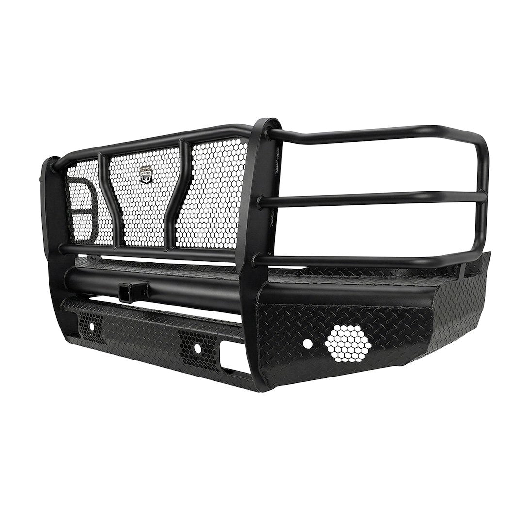 Cattleman Two Vertical Center Protection Bars Bumper 2119PRS - Front Replacement REC Sensor HO