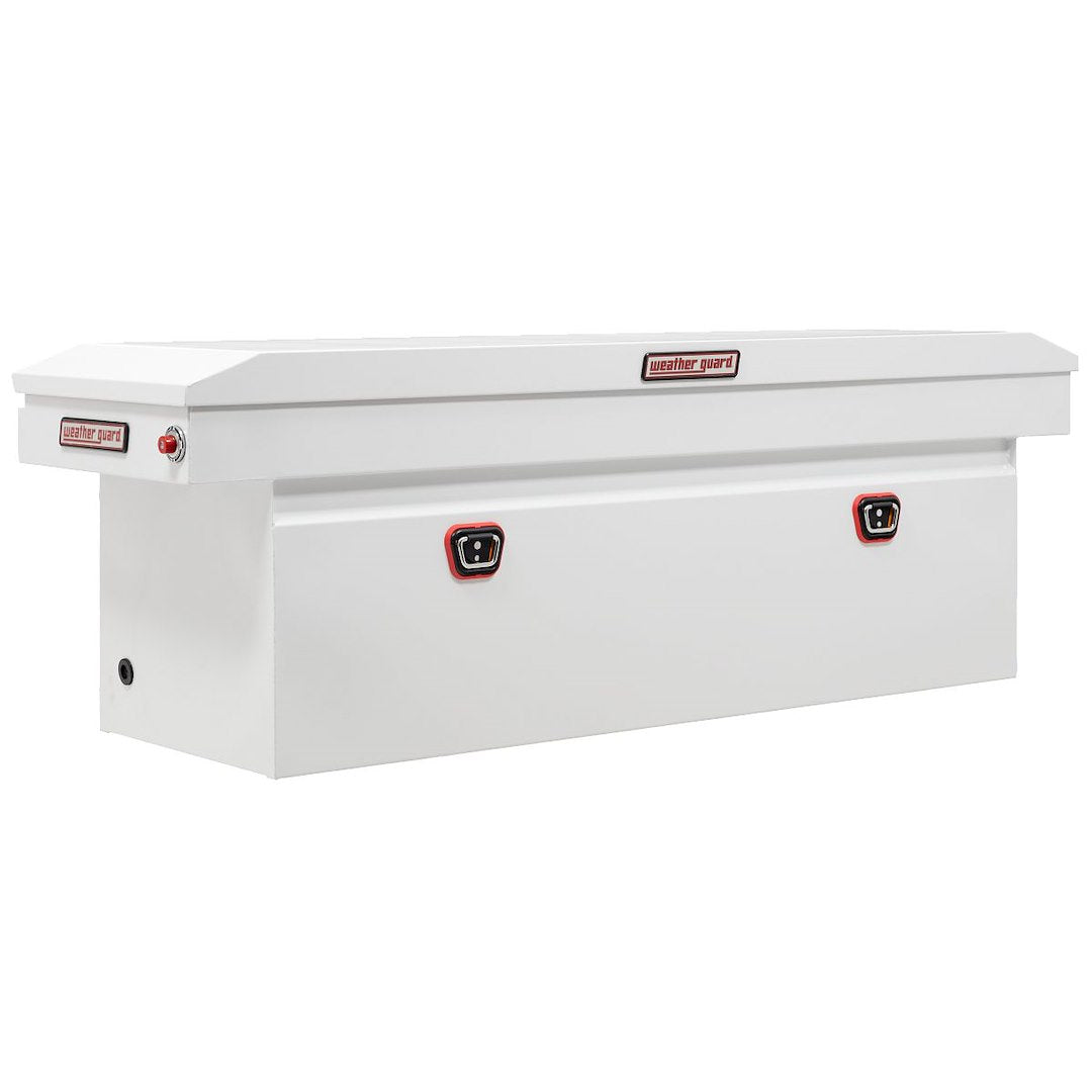 Weatherguard Limited Lifetime Warranty Tool Box 128-3-03 - White FS Deep Saddle Steel