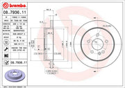 Brembo Components Not Hazardous To Health Brake Rotor 08793611C02 - Disc