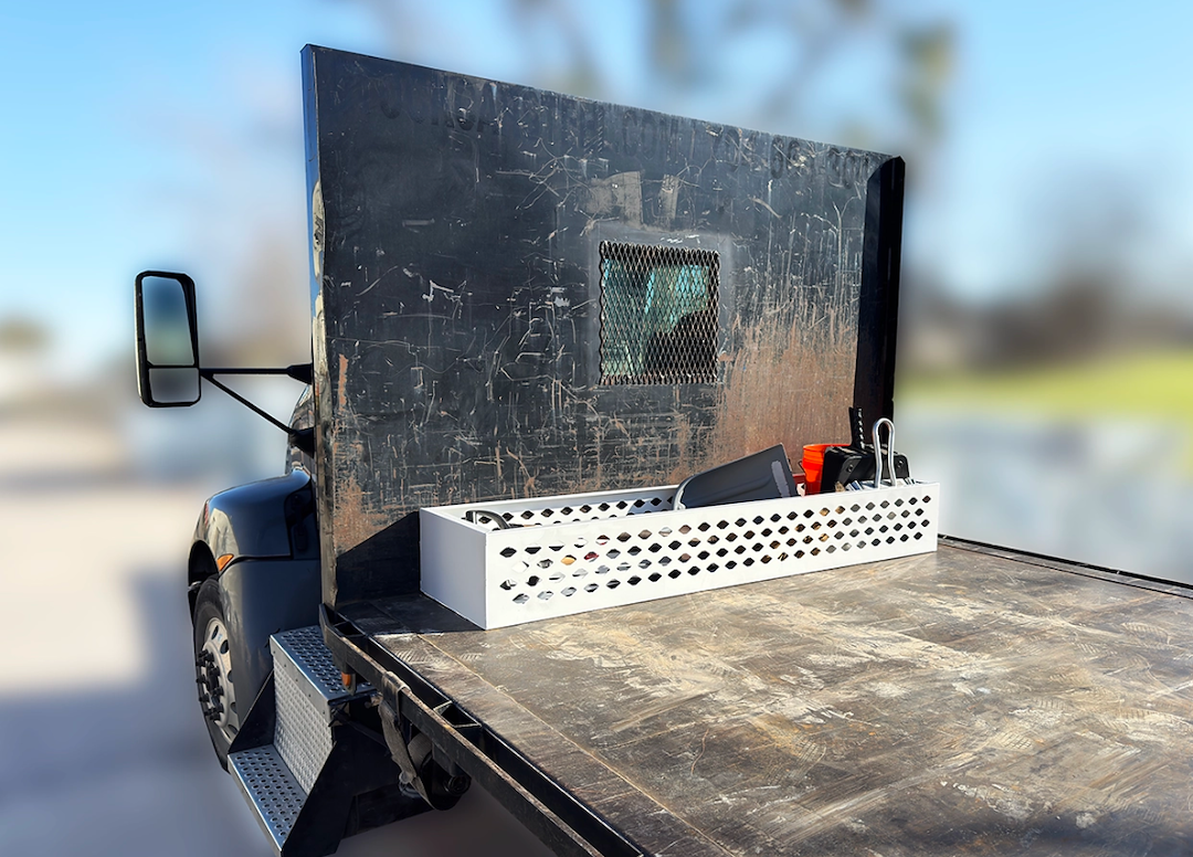 GO IND Mounts Permanently Or Slides In Cargo Organizer 79501 - Dimensions 72X18X10 Shovel Box