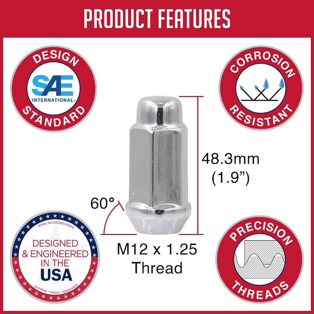 Revolution 701144B Lug Nut