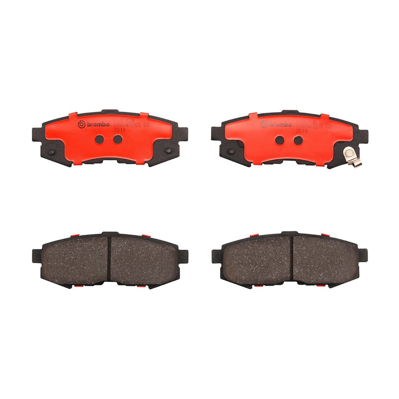 Brembo Premium Low-Met OE Equivalent Pad Brake Pad P49042N - Disc Set