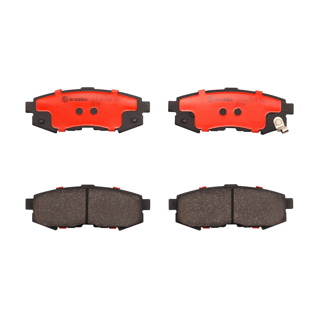 Brembo Premium Low-Met OE Equivalent Pad Brake Pad P49042N - Disc Set
