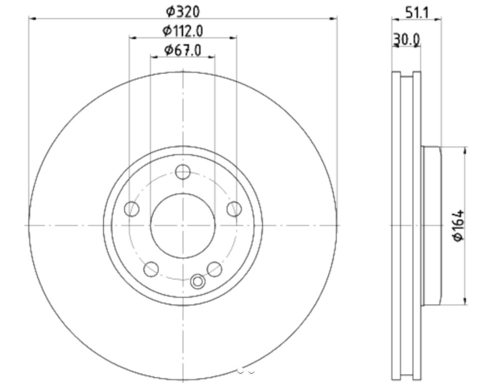 Hella 355119702 Premium quality brake discs - Carbon