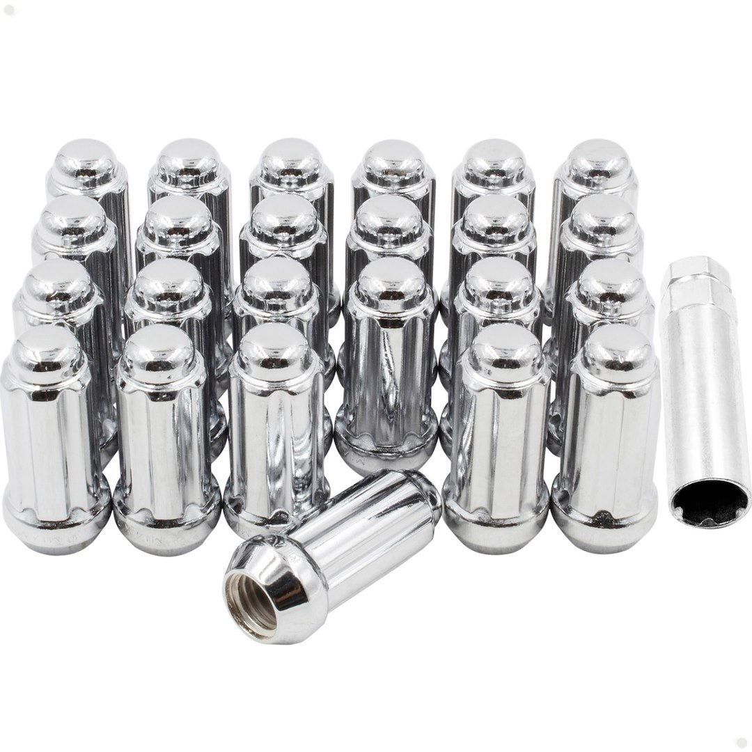 Revolution One Piece Solid Design Lug Nut 63K648 - Spln 1.9 M14 24