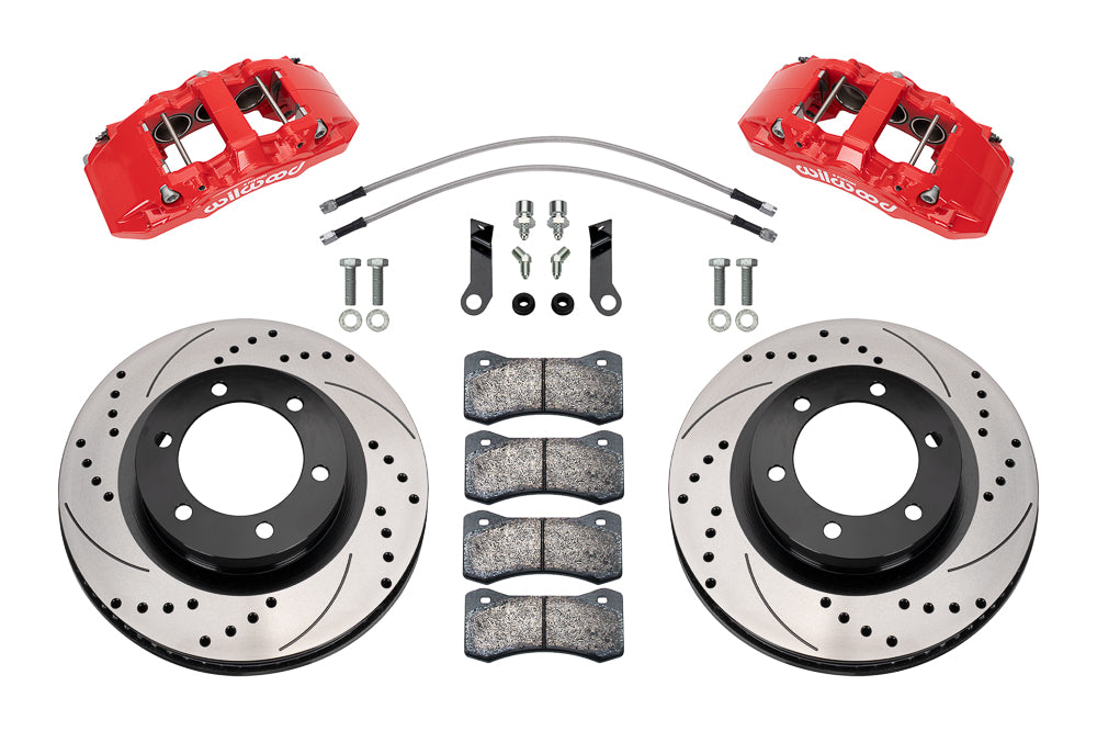 Wilwood No Supplier Warranty Brake Kit 140-17557-DR - Front Aero6-DM Ford