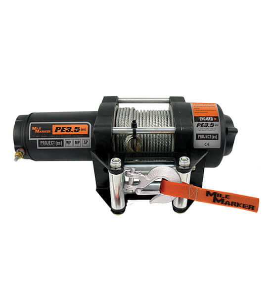 Milemarker All Metal Planetary Gearing Winch 77-50112BW - 12V Perm Magnt Motr