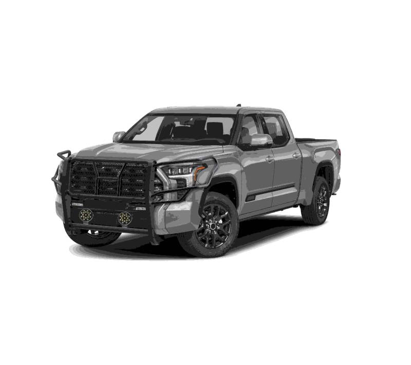 Black Horse Patent Approved Grille Guard RU-Totu22-B-PLB - Black Rugged HD Kit