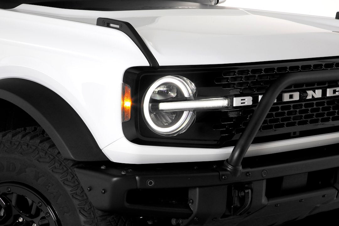 GT Styling Made In USA Headlight Cover GT3160X - Front Daytime Running Light