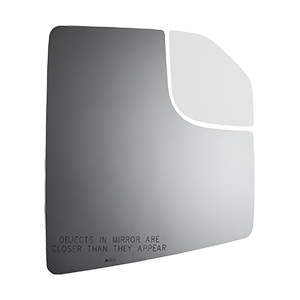 Burco Mirror Smooth Edges For Safety Exterior Mirror Glass 5610 - Mirror Side View