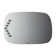 Burco Mirror Smooth Edges For Safety Exterior Mirror Glass 4086S - Mirror Side View Signal