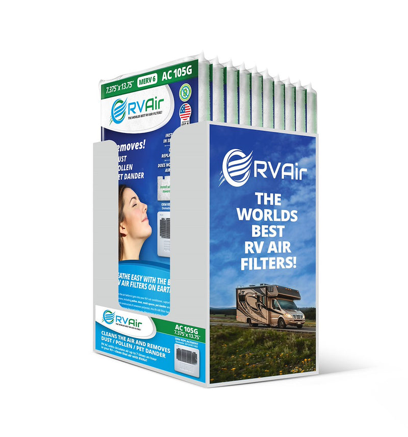 RV AIR INC. BOX - AC 105G - Display Box AC 105G Filters