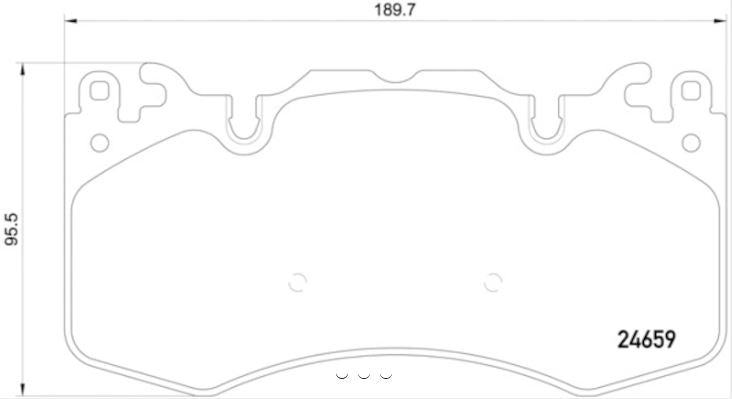 Hella 355016151 Premium quality brake pads - Disc Pad