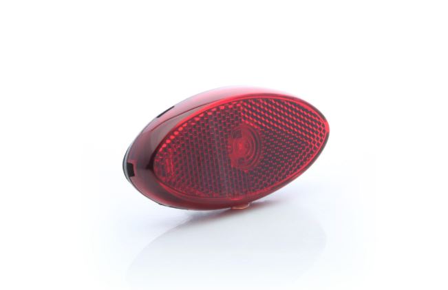 Optronics Hard Wired Connection Trailer Light MCL0030RBBP - Led Oval Marker Reflex