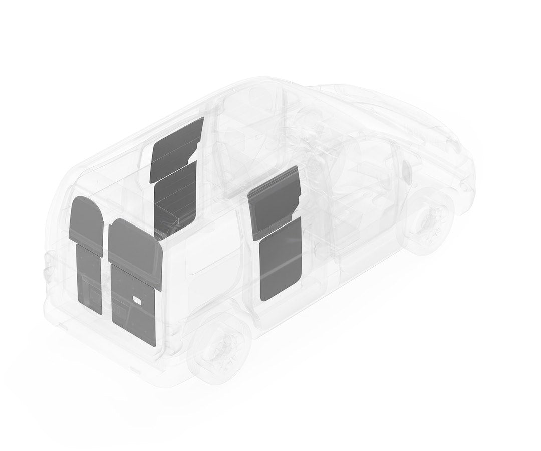 Legend Fleet Precision Cut Van Wall Liner 533-114-2614 - White Insulated Duratherm Door Liner