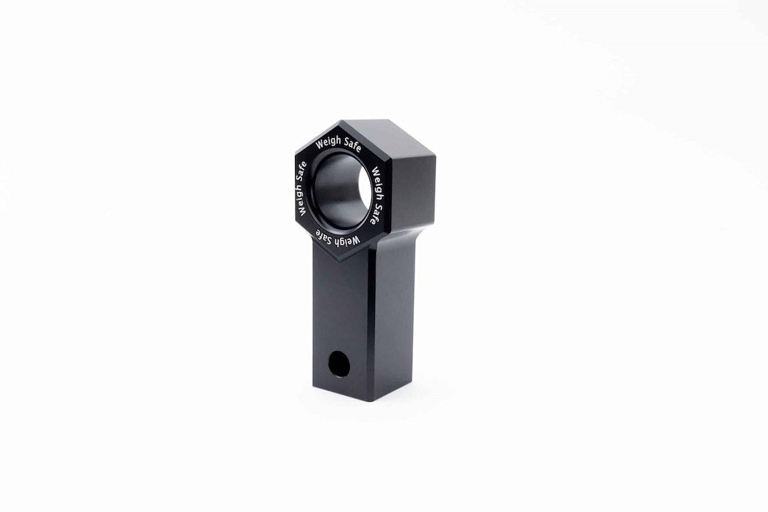 Weigh Safe Raw Machined Finish D-Ring Mount WS-SS-CER-BLA - Black Cerakote Towing Recovery