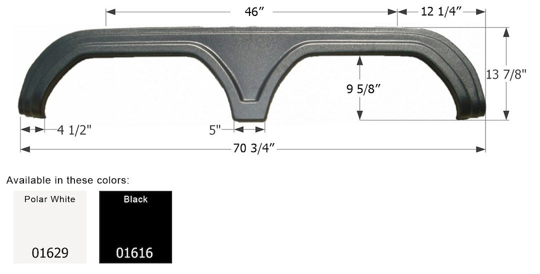 Icon 01616 Fits various gulfstream brands - Fender FS764BL
