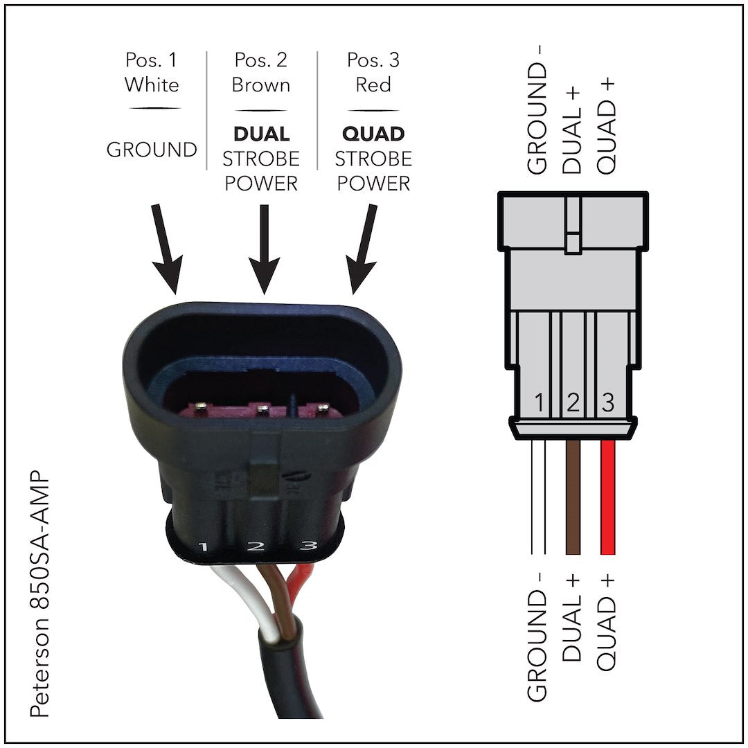 Peterson MFG 850SA-AMP Strobe Light Kit
