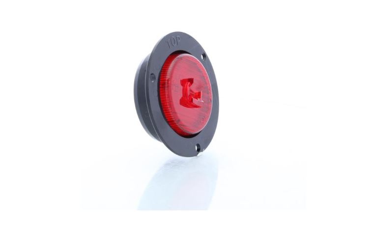 Optronics Easy To Install Trailer Light MCL52RB - Red Led Mark Flange