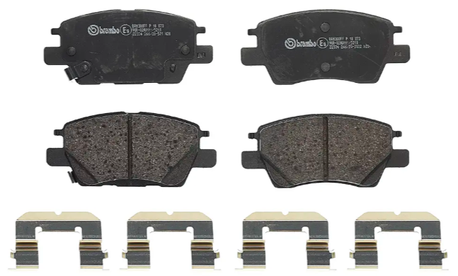 Brembo Premium Low-Met OE Equivalent Pad Brake Pad P10073