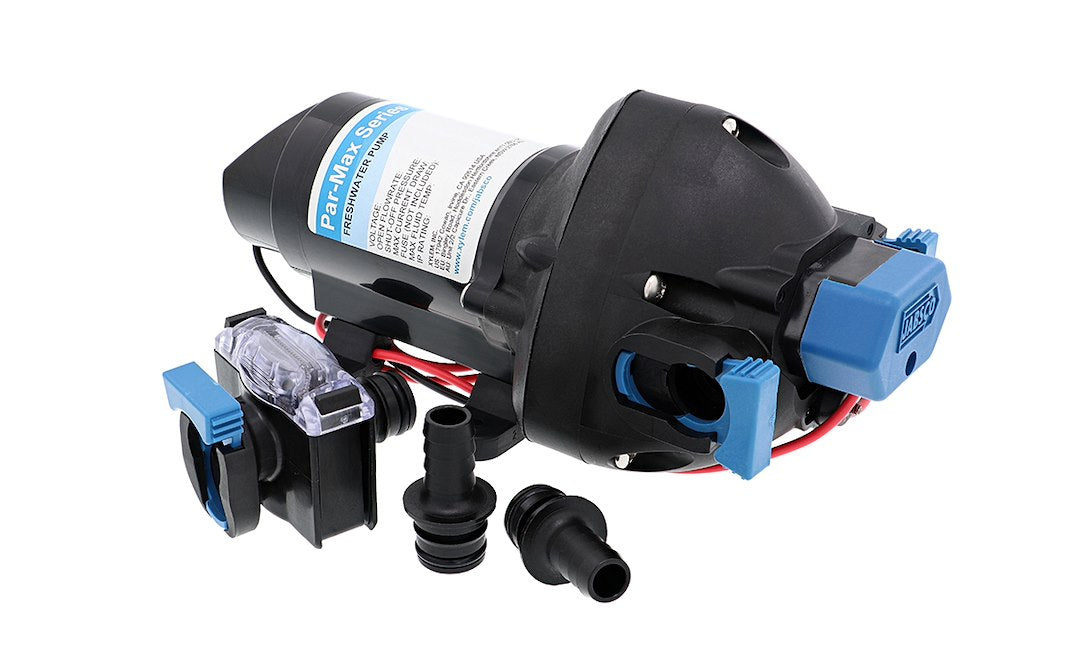 Jabsco Quiet Running Fresh Water Pump 31395-4012-3A - Parmax 12V 3GPM 40PSI