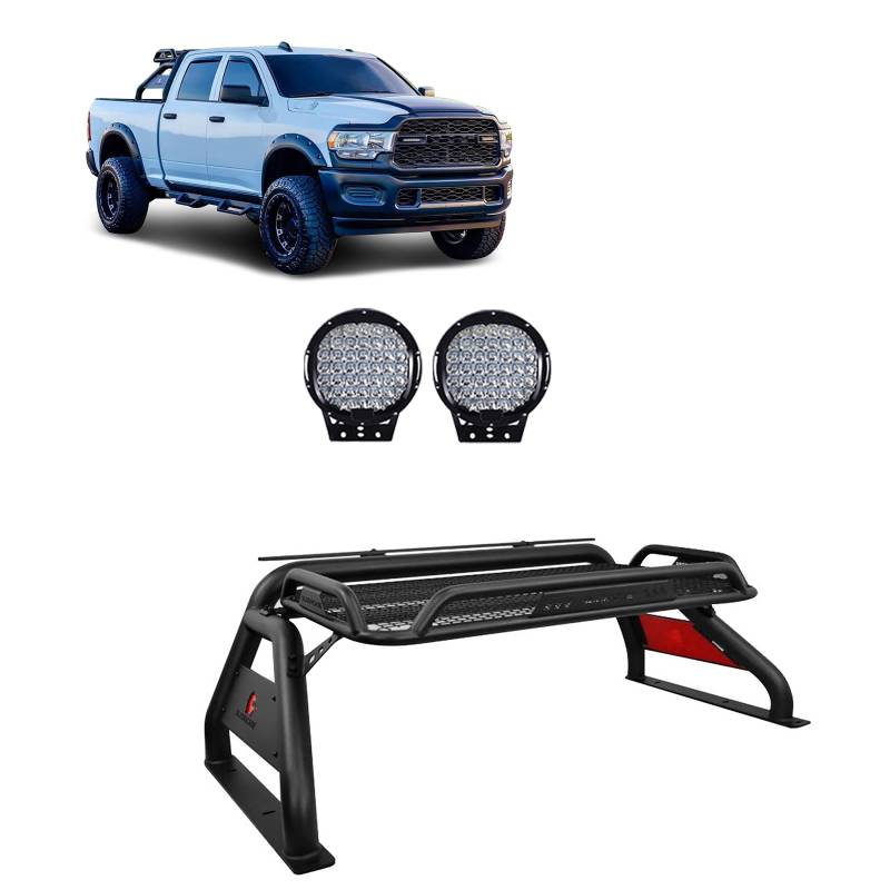 Black Horse RB-BA1B-PL69B Truck Bed Bar
