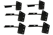 GEN-Y Hitch GH-25102 Durable Black powder coat finish - Black Brackets 1500 Crew Cab