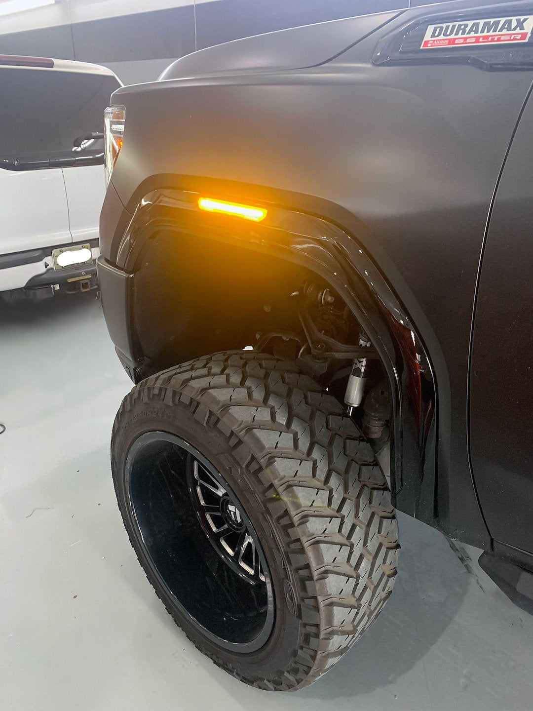 Recon Access Custom Looking Style Side Marker Light 264230BK - Smoke Gmc Fender 20-22
