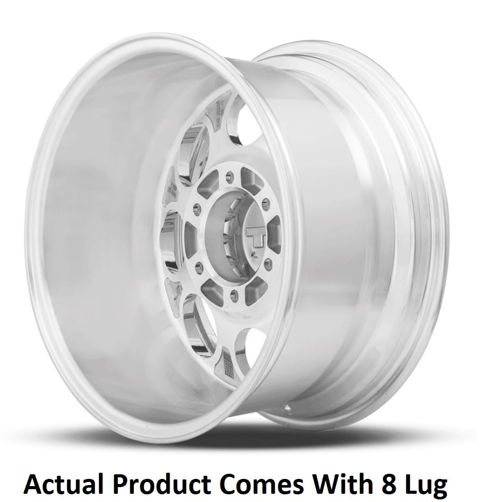 M.T. Wheel Modern Low Profile Cap Design 274430 - 20X9 8X6.5 MT Classic Pro Polishe