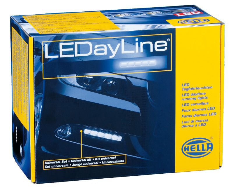 Hella Stable Plastic Housing Daytime Running Light - LED 010043801 - Lamp Kit Drl Universa