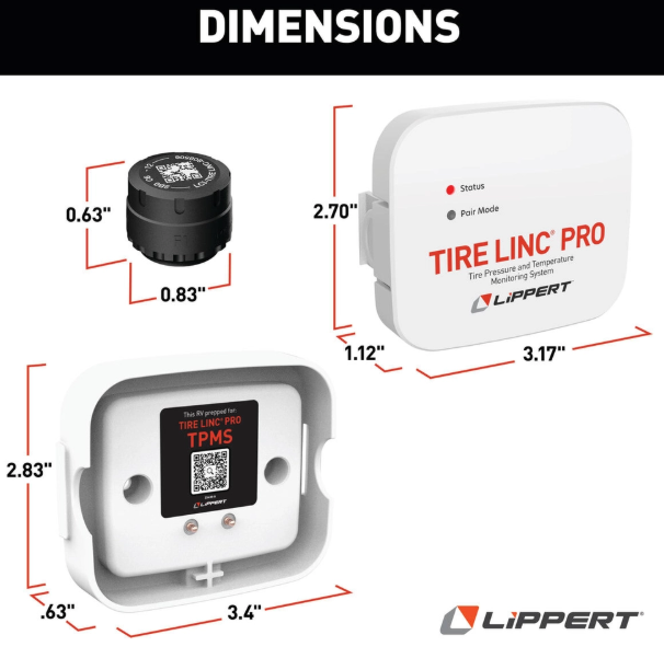 Lippert Comp 2024115889 Tire Pressure Monitoring System - TPMS