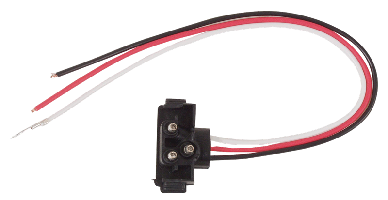 Optronics Easy To Install Trailer Light Connector Pigtail A47PBP - Right Angle Poly Bag