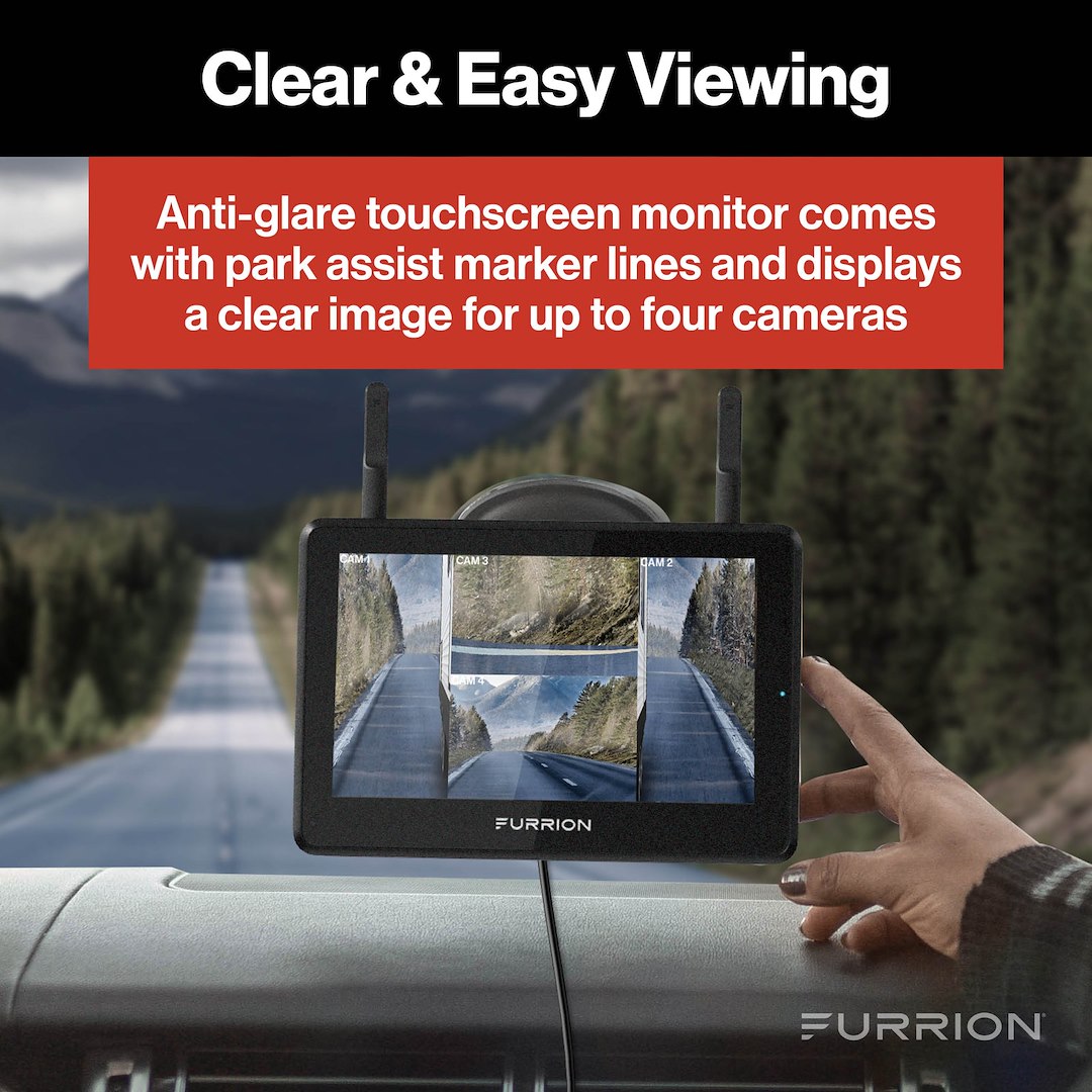 Furrion LLC Waterproof Cameras With Night Vision Backup Camera FOS7Htapm - RV Observation