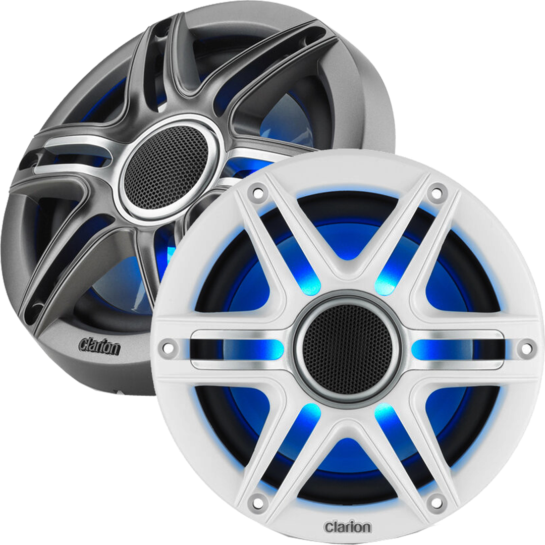 Clarion Salt Sun Certified Speaker 010-03048-00 - 6.5-Inch Coaxial Marine Speakers