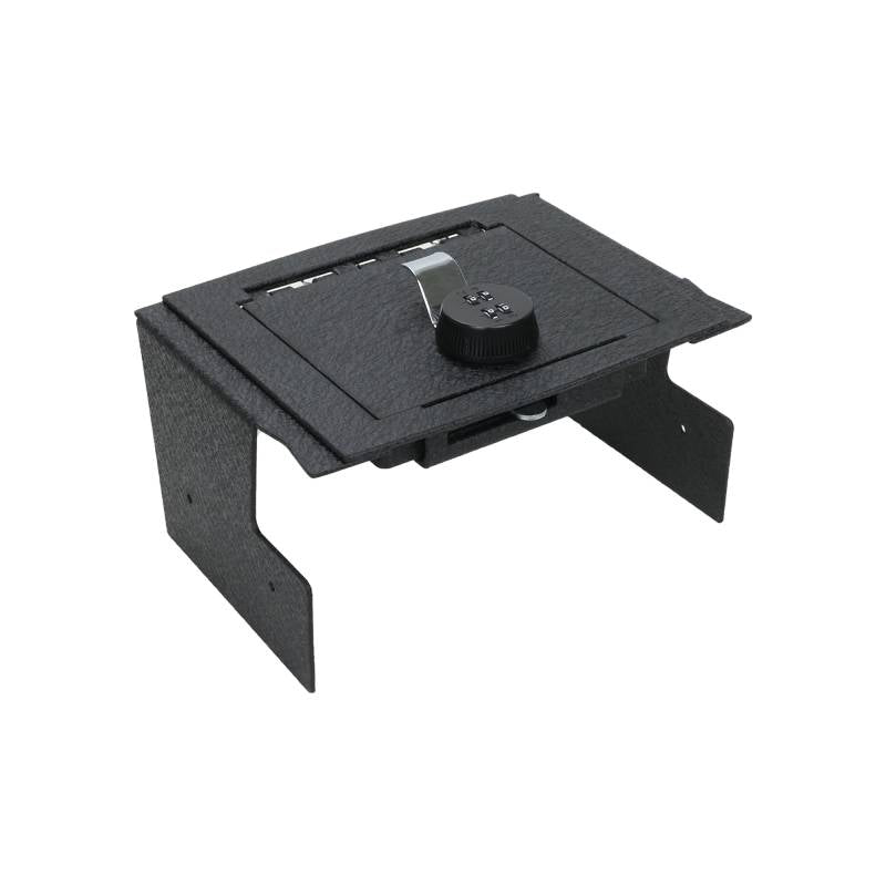 Black Horse Welded Tab And Notch Seams Console Security Insert Astt24 - 2024-2024 Toyota Tacomablack