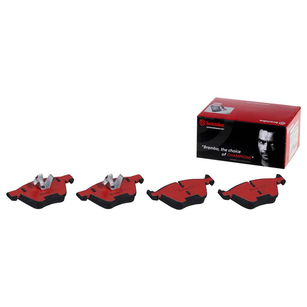 Brembo Premium Low-Met OE Equivalent Pad Brake Pad P06040N - Disc Set