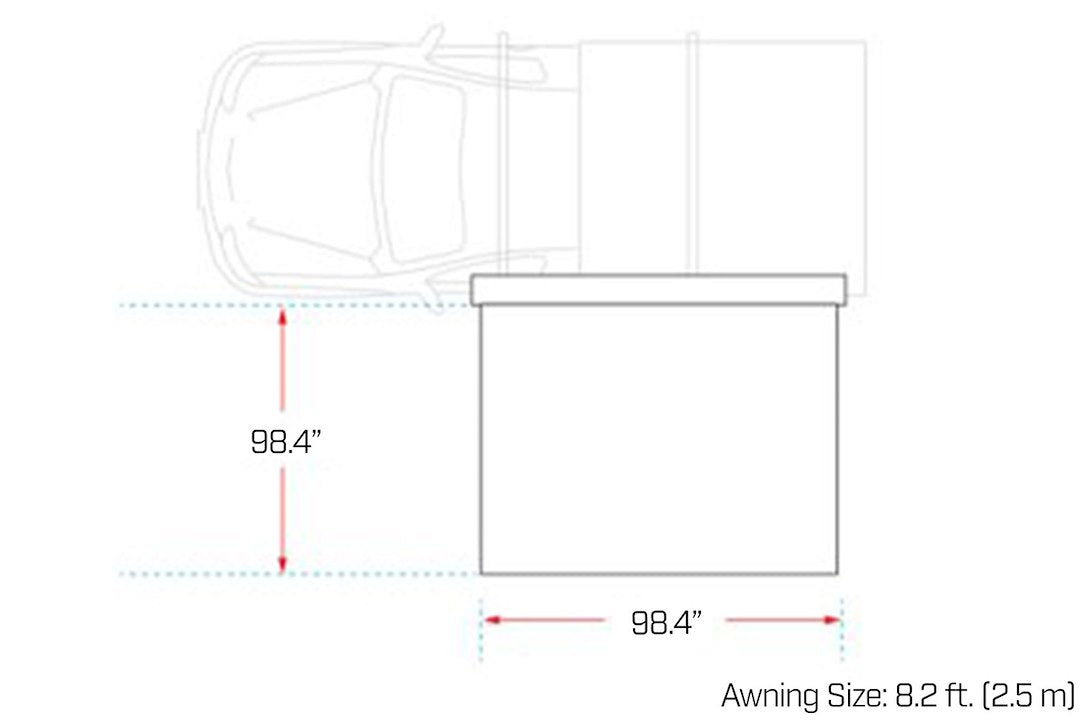 Ironman 4X4 Iawningxt2.5M Awning