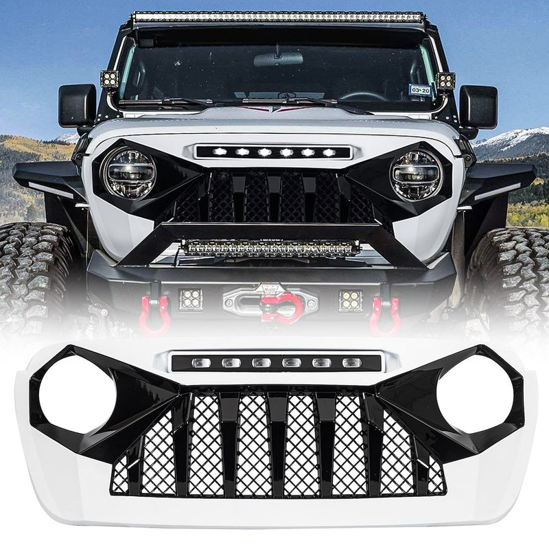 American MOD Aggressive Off-Road Styling Grille Amjpca00122 - Demon Led OFF-Road Lights