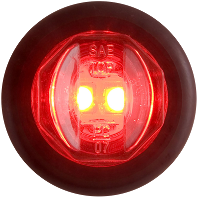 Optronics Hard Wired Connection Clearance Light MCL11RKB - Red Led UNI-Light Grommet